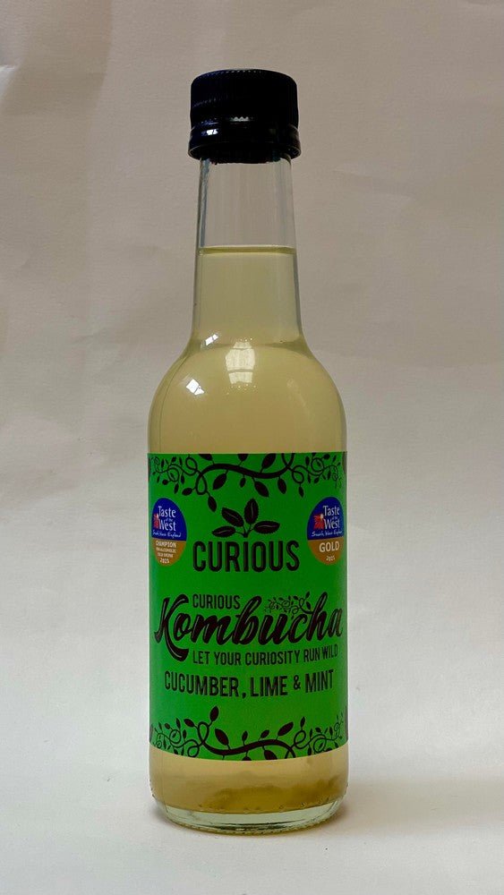 Curious Kombucha Cucumber Lime & Mint Kombucha - Earthfare Supermarket - 1203202025027