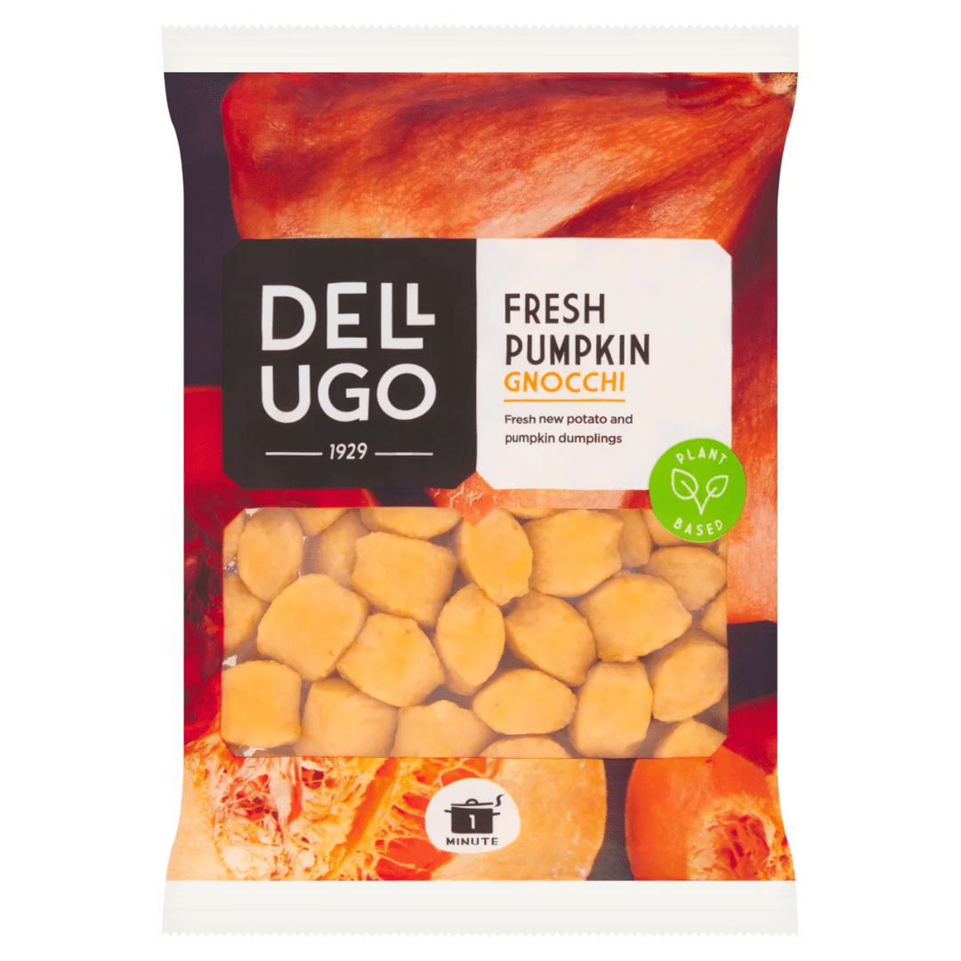 Dell'Ugo Fresh Pumpkin Gnocchi 450g - Earthfare Supermarket - 5024271111987