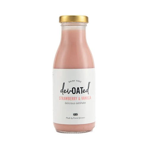 devOATed Strawberry and Vanilla Oatshake - Earthfare Supermarket - 5070002790525