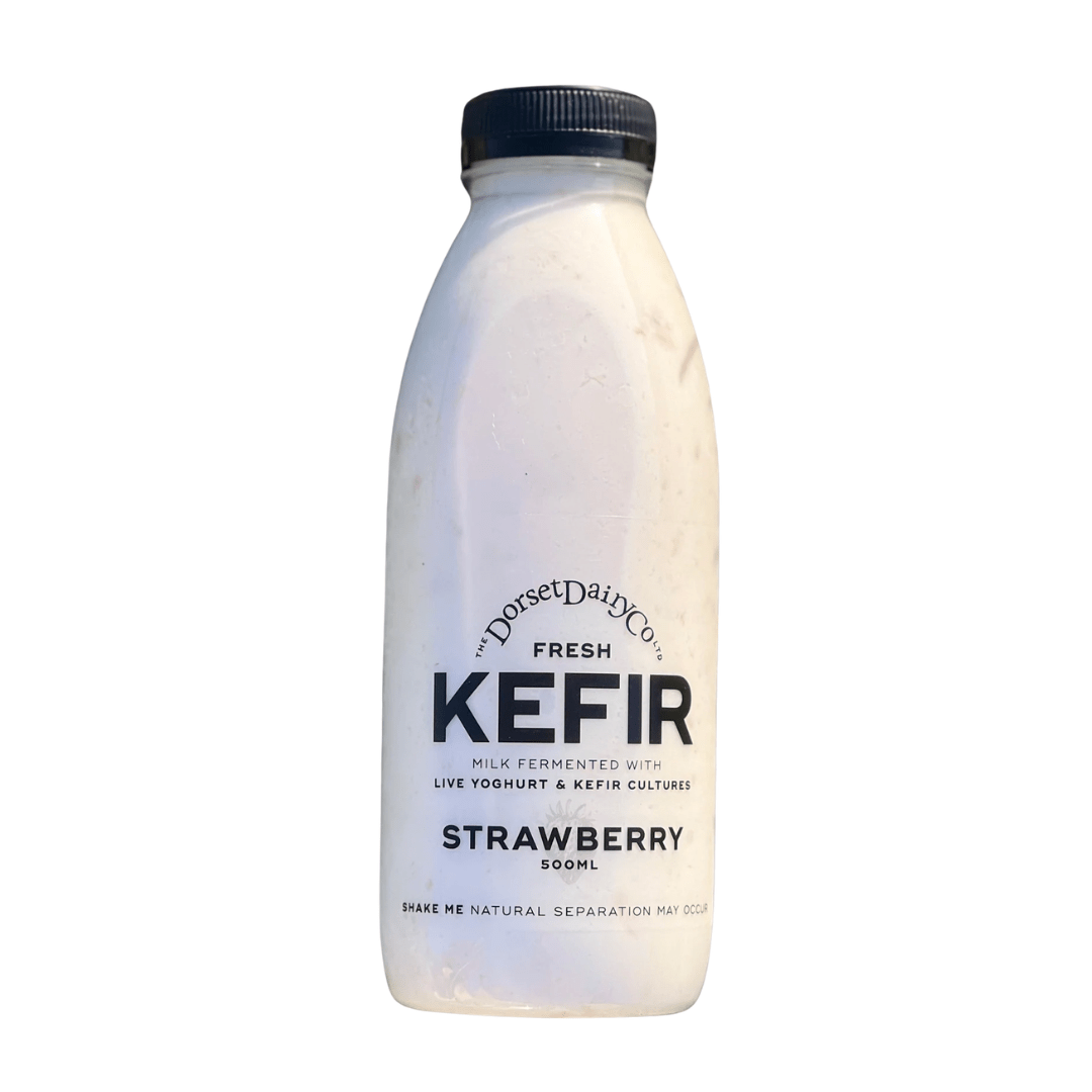 Dorset Dairy Strawberry Kefir 500ml - Earthfare Supermarket - 5060497290242