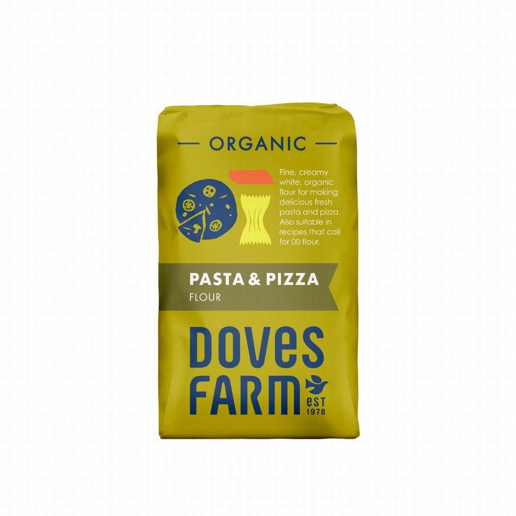Doves Farm Organic Pasta & Pizza Flour 1KG - Earthfare Supermarket - 5011766010115