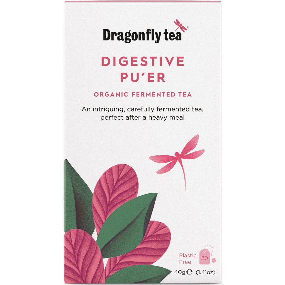 Dragonfly Tea Organic Digestive Pu'er Tea - Earthfare Supermarket - 5032558001340