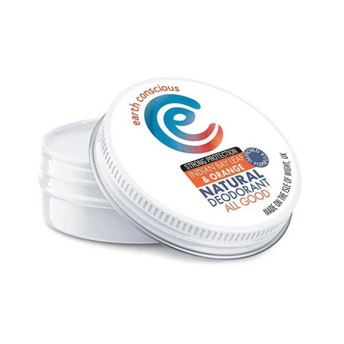 Earth Conscious Indian Bay Leaf & Orange Deodorant Tin - Earthfare Supermarket - 5060452930312