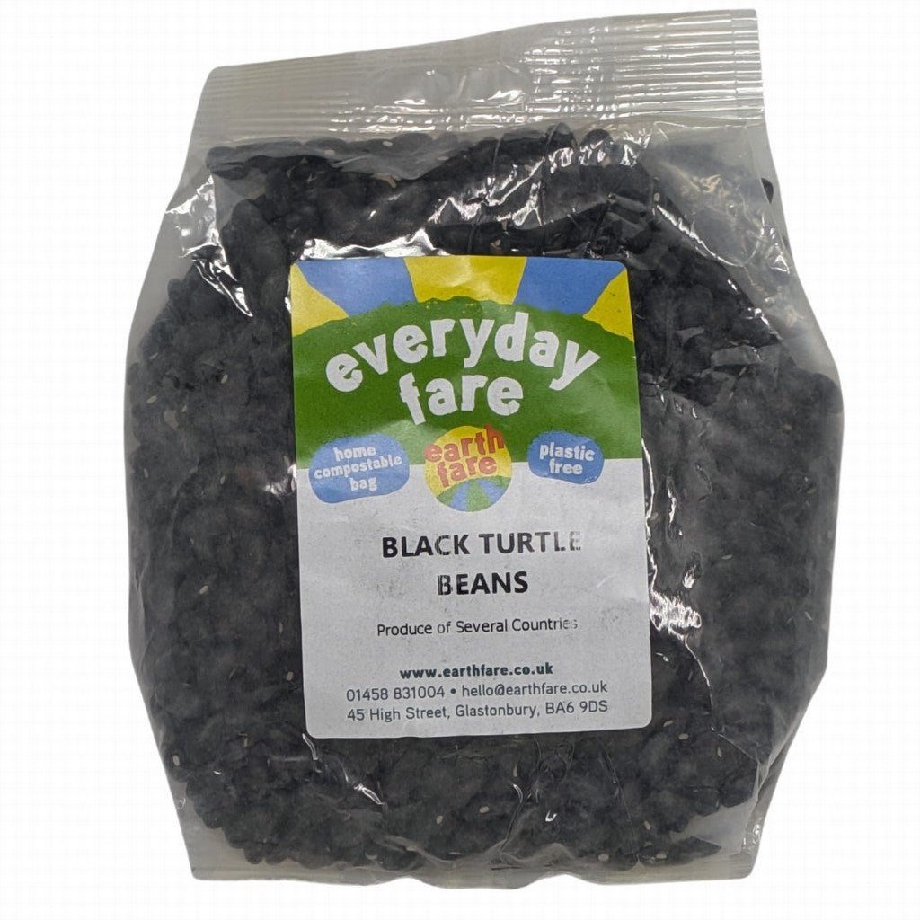 Earthfare Everyday Black Turtle Beans 500G - Earthfare Supermarket - 5028367002098