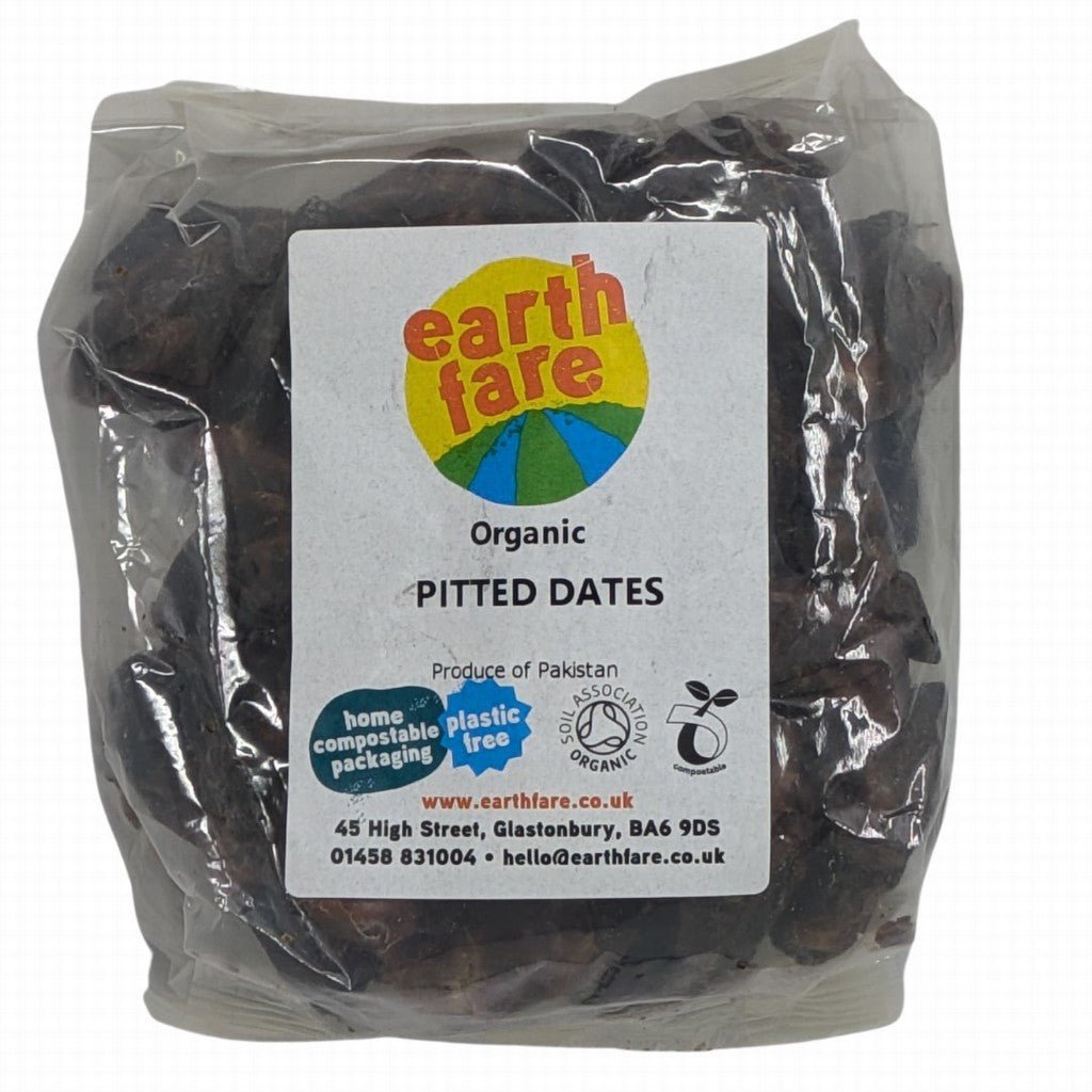 Earthfare Own Organic Dates Pitted 250G - Earthfare Supermarket - 5028367000063