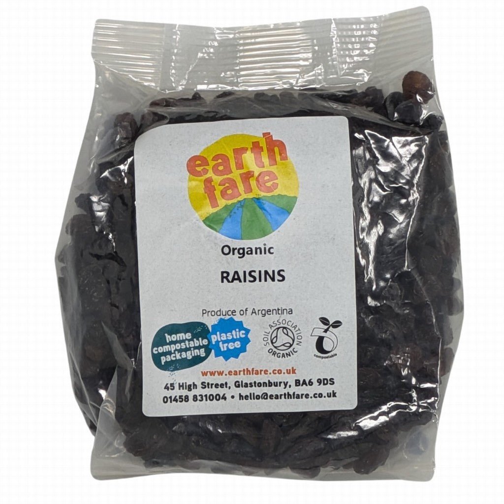 Earthfare Own Organic Raisins 250G - Earthfare Supermarket - 5028367000094