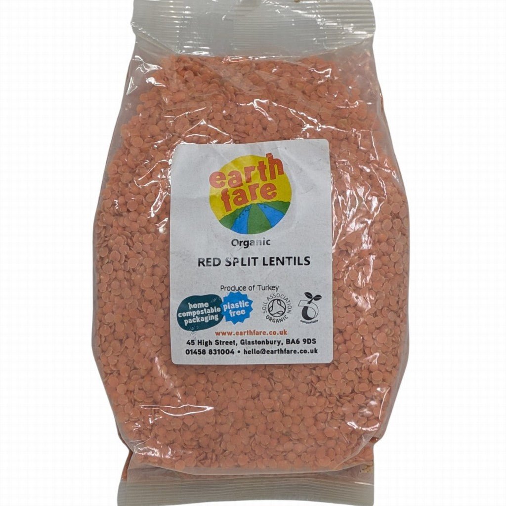 Earthfare Own Organic Red Lentils - Earthfare Supermarket - 5028367000490