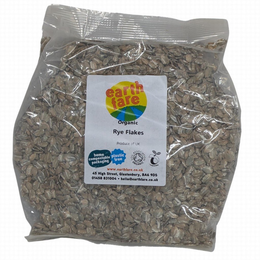 Earthfare Own Organic Rye Flakes 500G - Earthfare Supermarket - 5028367000889