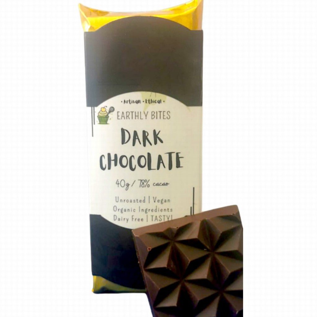 Earthly Bites Dark Chocolate 40g - Earthfare Supermarket - 5070003682959