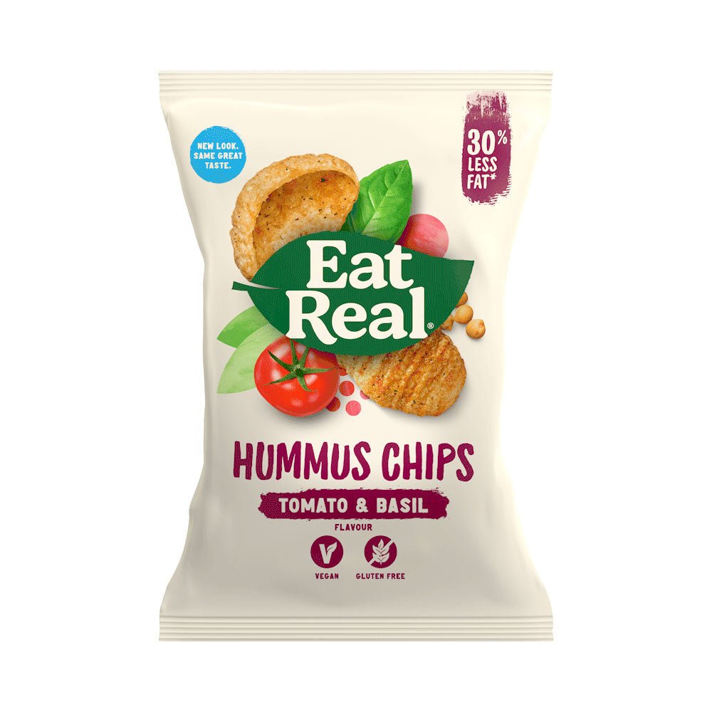 Eat Real Hummus Chip Tomato & Basil - Earthfare Supermarket - 5026489483030