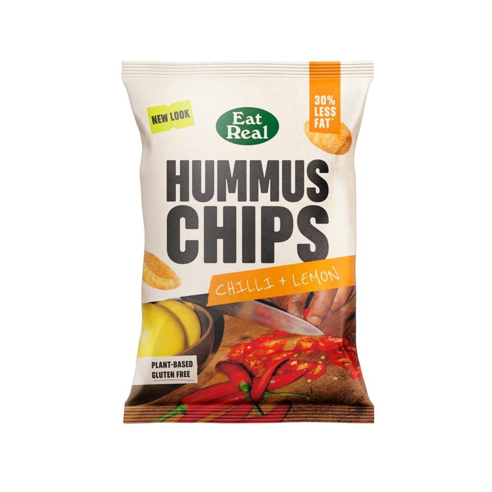 Eat Real Hummus Chips Chilli & Lemon - Earthfare Supermarket - 5060878780508