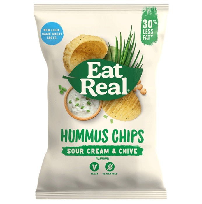 Eat Real Hummus Chips Sour Cream & Chives - Earthfare Supermarket - 5060878780423