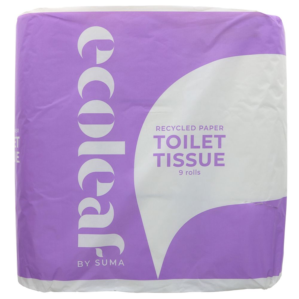Ecoleaf Recycled Toilet Tissue 9Pack - Earthfare Supermarket - 5017601030430