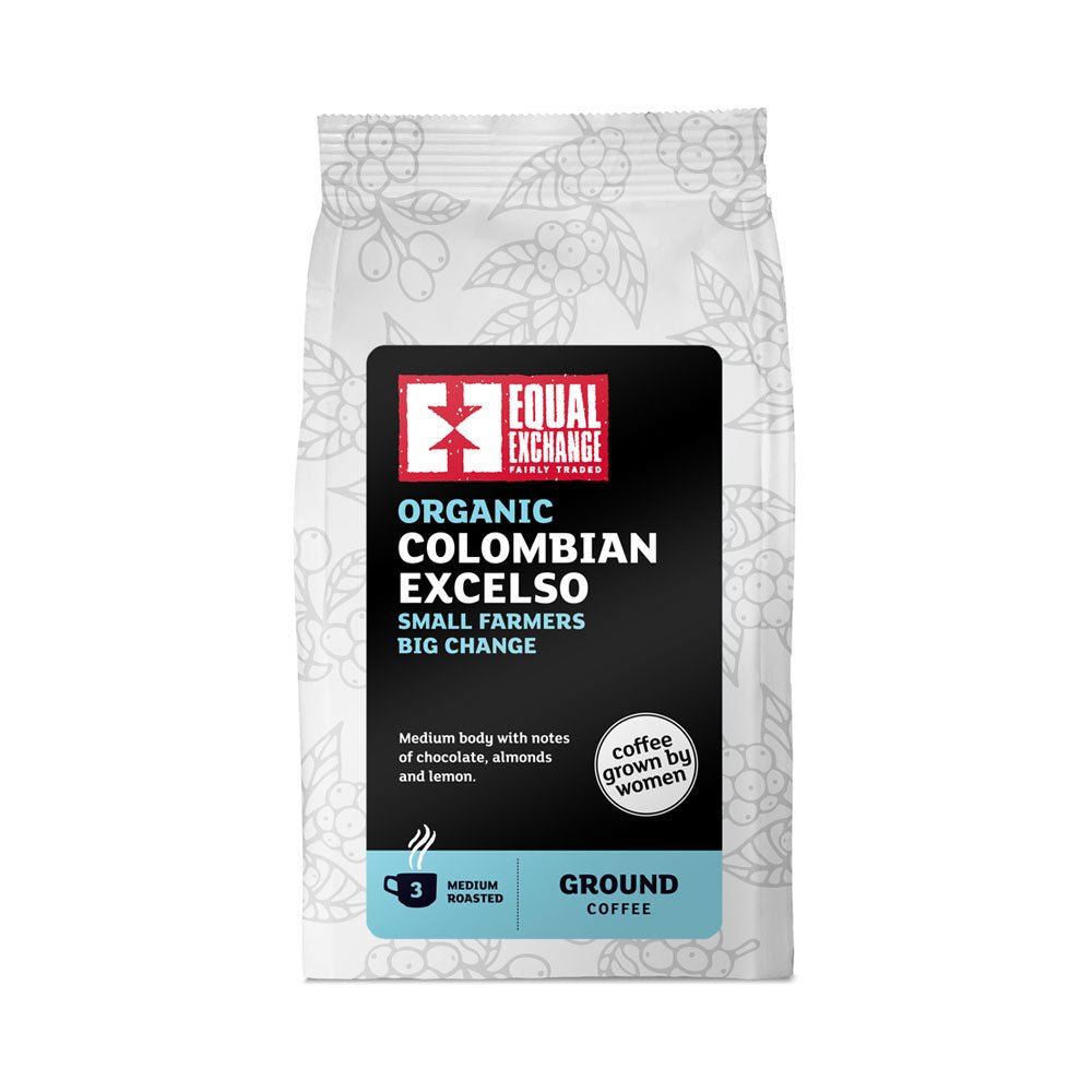 Equal Exchange Organic Colombian Excelso Ground Coffee - Earthfare Supermarket - 5018190017086