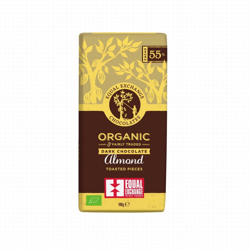 Equal Exchange Organic Dark Almond Choc - Earthfare Supermarket - 745998990147