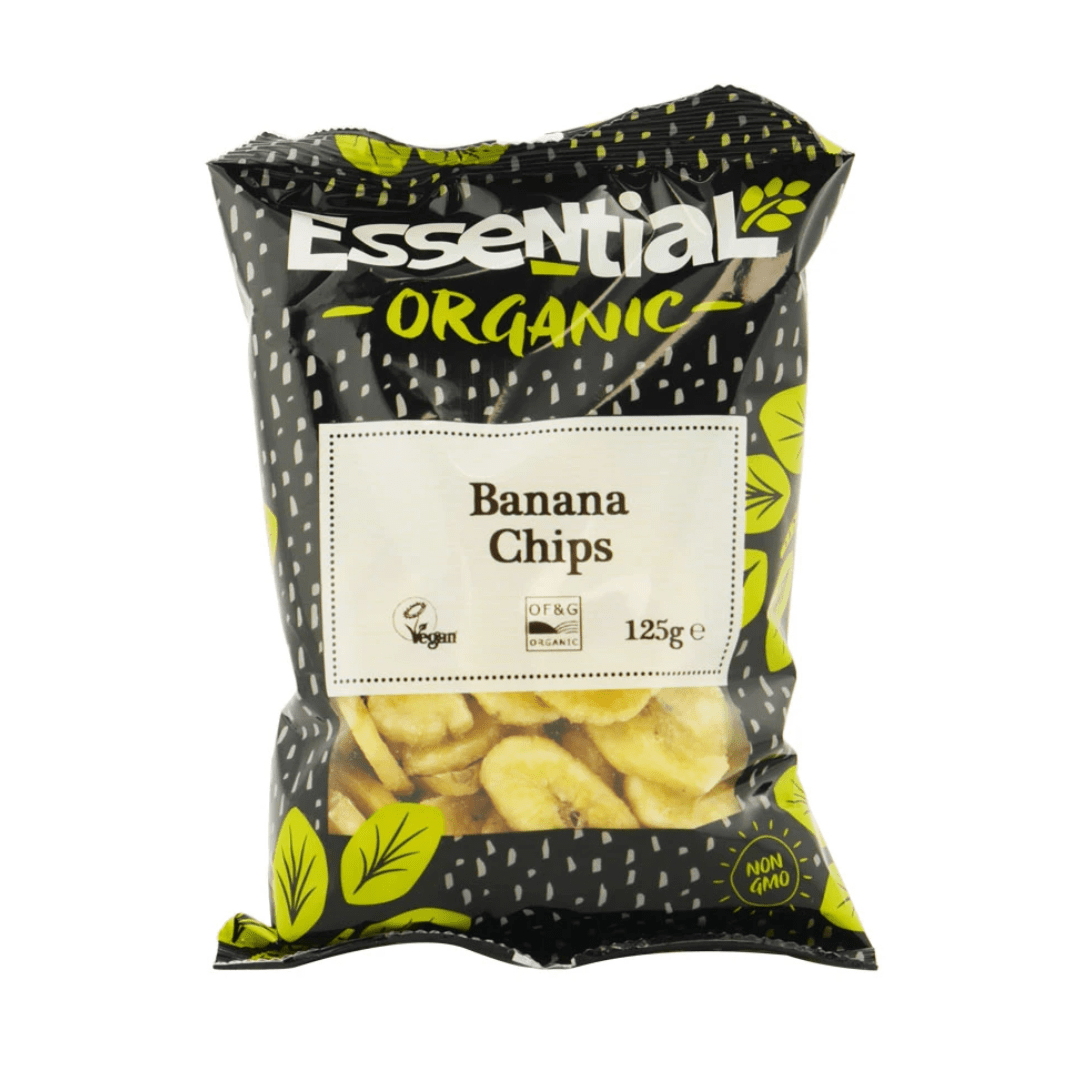 Essential Organic Banana Chips - Earthfare Supermarket - 5029220122007