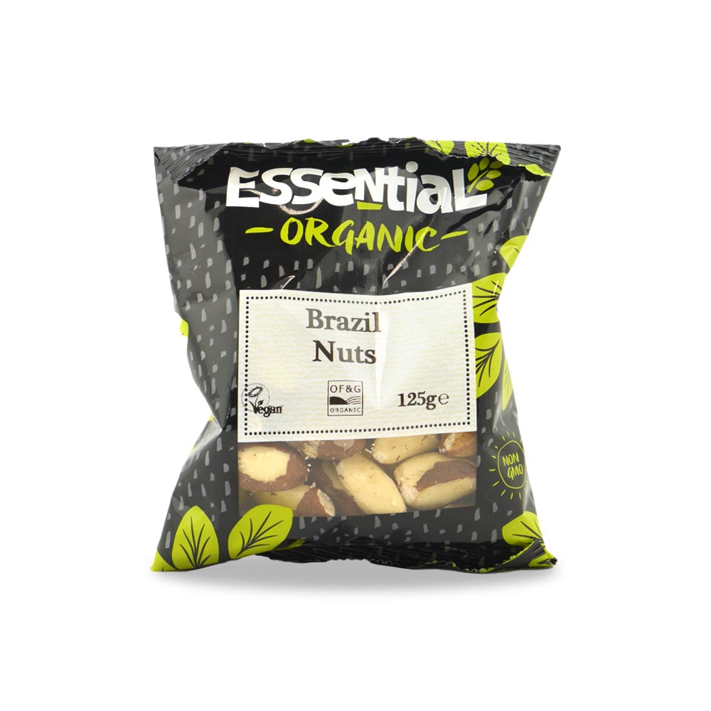 Essential Organic Brazil Nuts 125g - Earthfare Supermarket - 5029220400303