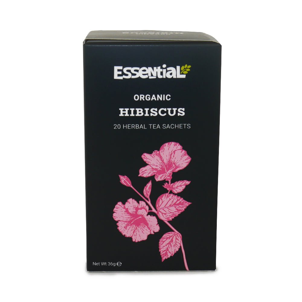 Essential Organic Hibiscus Tea - Earthfare Supermarket - 5029220908496