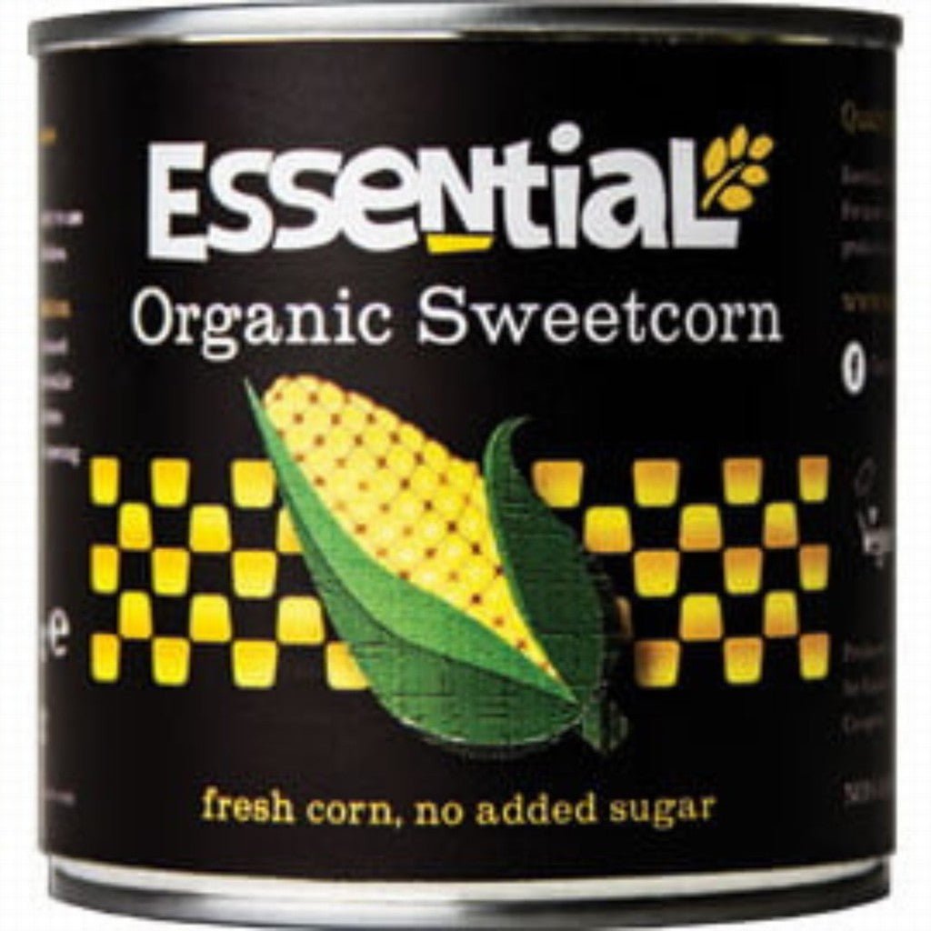 Essential Organic Sweetcorn 340G - Earthfare Supermarket - 5029220859156