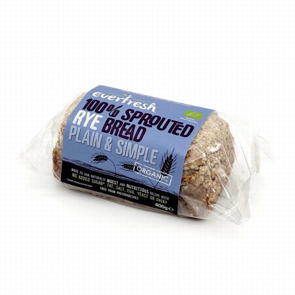 Everfresh Organic 100% Sprouted Rye Bread - Earthfare Supermarket - 5014653025292