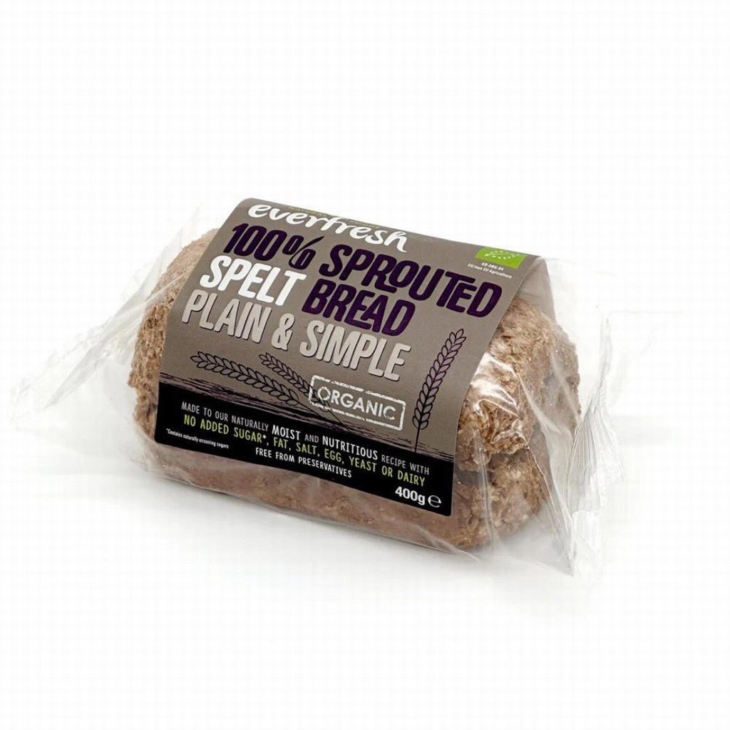 Everfresh Organic 100% Sprouted Spelt Bread - Earthfare Supermarket - 5014653025254
