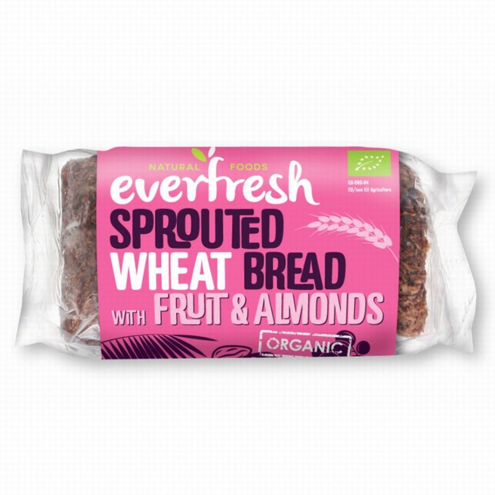 Everfresh Organic Sprouted Fruit & Almond Bread - Earthfare Supermarket - 5014653025117