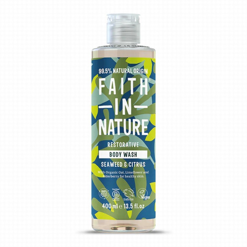 Faith In Nature Seaweed & Citrus Body Wash 400ml - Earthfare Supermarket - 708002400230