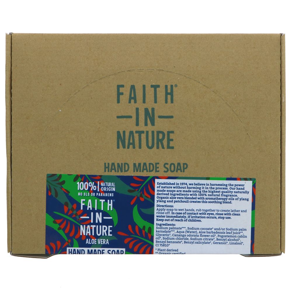 Faith In Nature Soap Bar Aloe Vera - Earthfare Supermarket - 708002650567