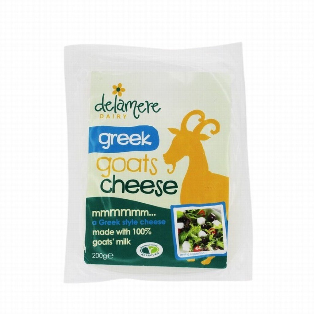 Feta Style Greek Goats Cheese 200G - Earthfare Supermarket - 5016860766111