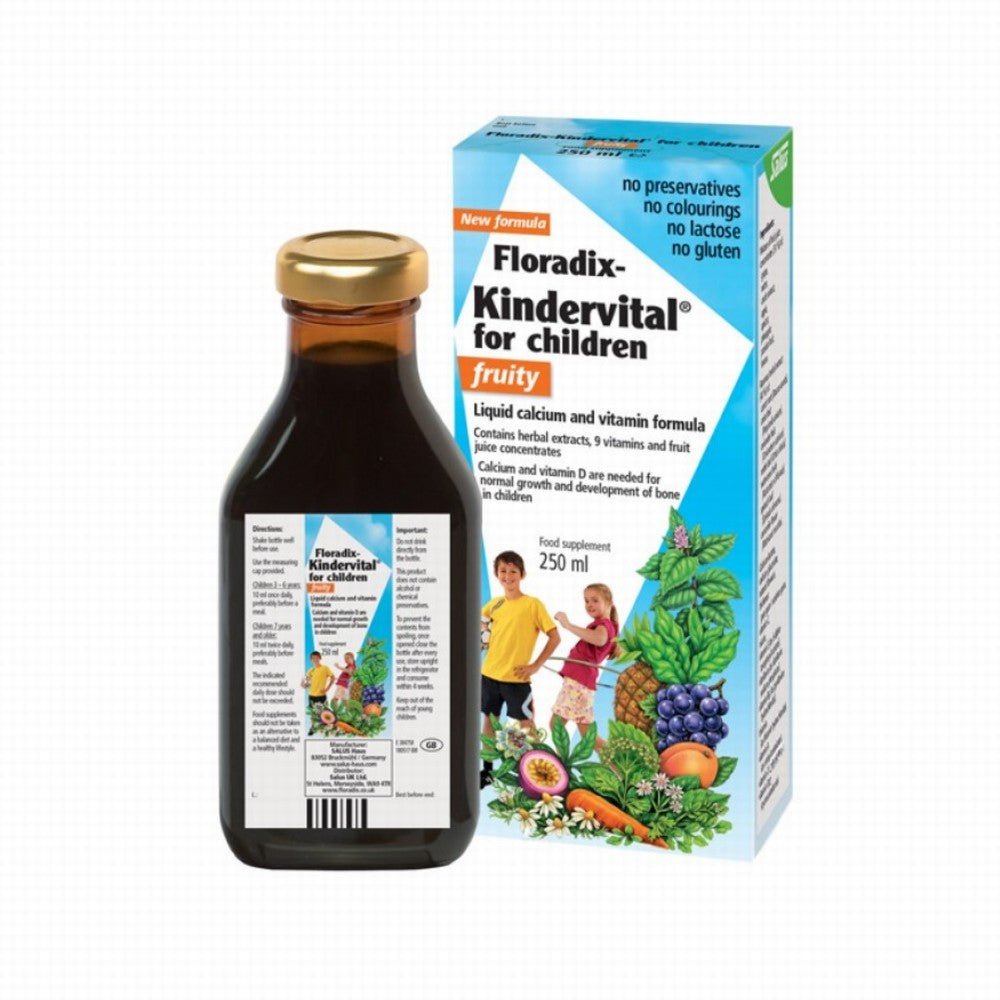 Floradix Kindervital Fruity Formula 250ml - Earthfare Supermarket - 4004148047343