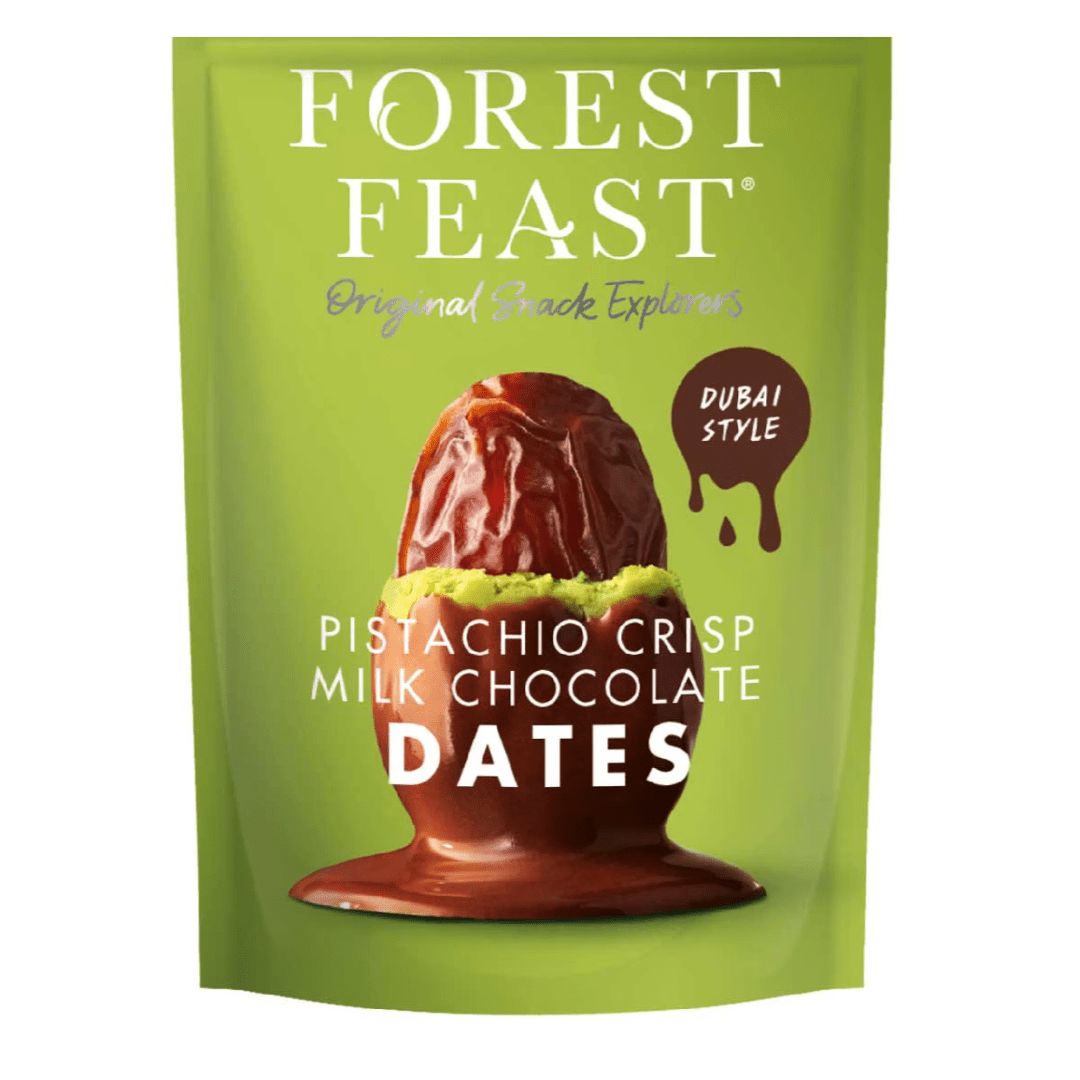 Forest Feast Pistachio Crisp Milk Chocolate Dates - Earthfare Supermarket - 5022374061628