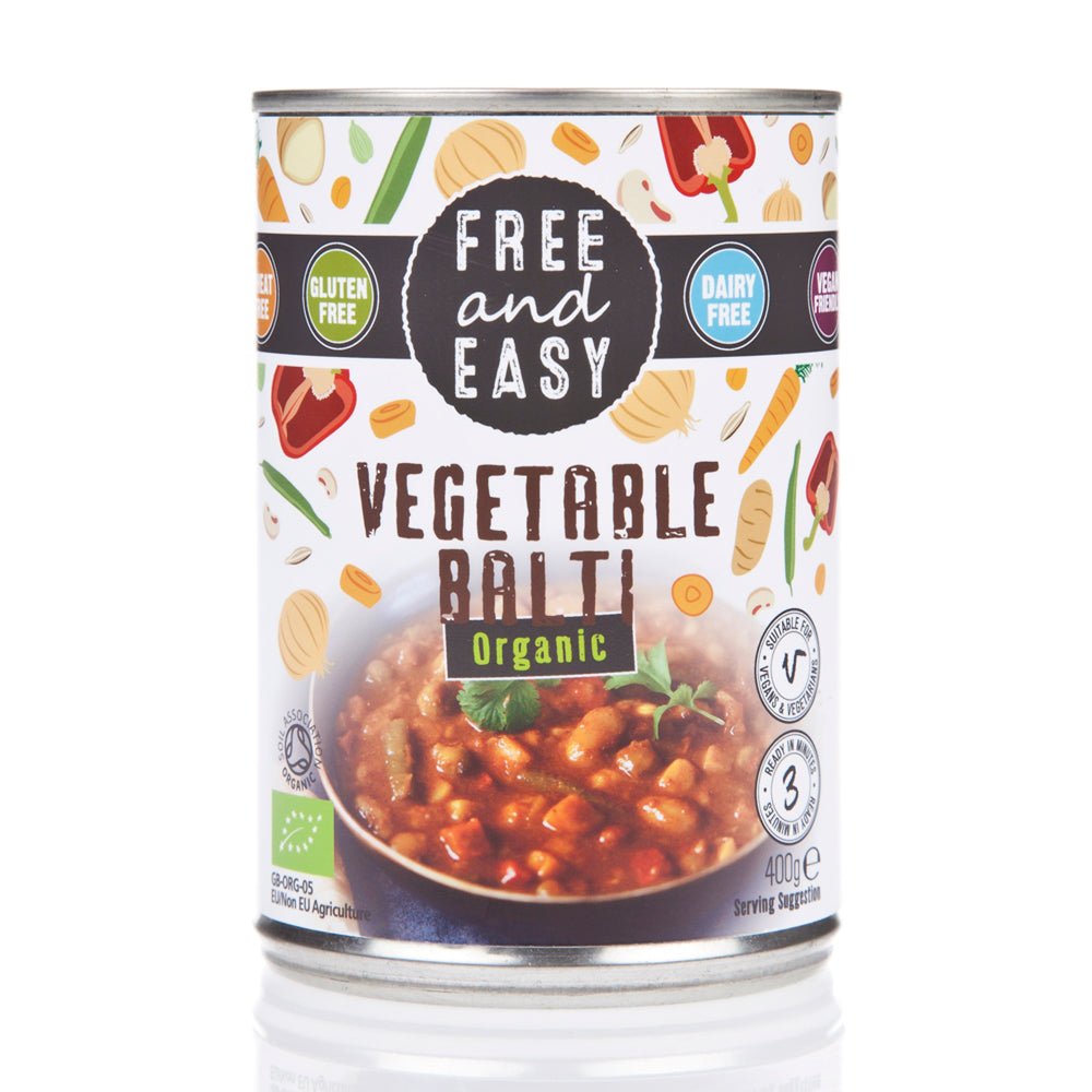 Free And Easy Organic Vegetable Balti - Earthfare Supermarket - 5015285811550