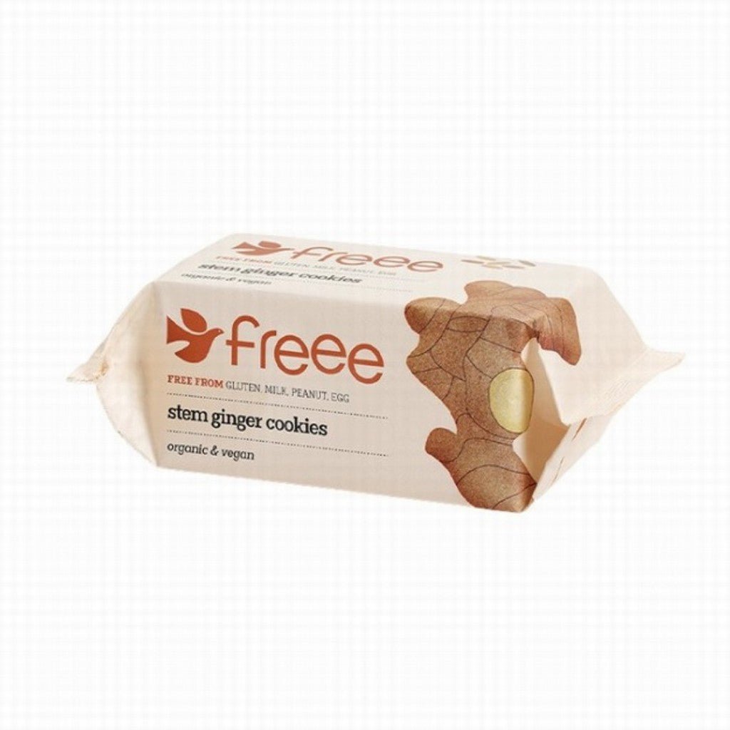 Freee By Doves Farm Organic Stem Ginger Cookies 150G - Earthfare Supermarket - 5011766991148