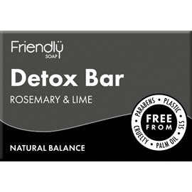 Friendly Soap Detox Charcoal Rosemary - Earthfare Supermarket - 634158845321