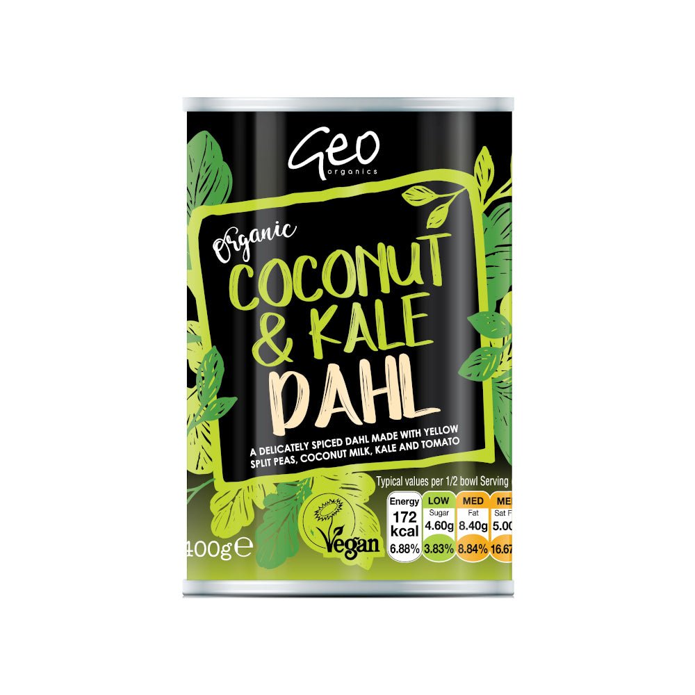 Geo Organics Coconut & Kale Dahl - Earthfare Supermarket - 5060005462567