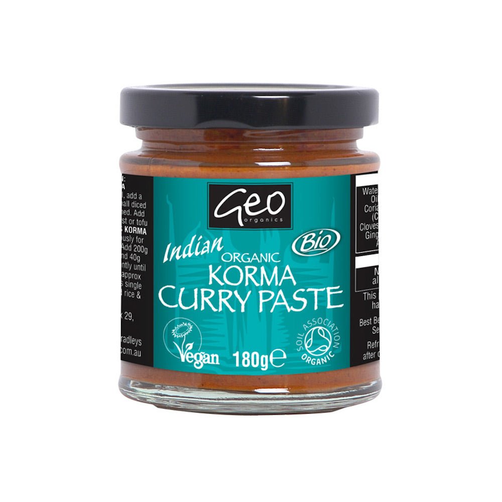Geo Organics Korma Curry Paste - Earthfare Supermarket - 5060005460495