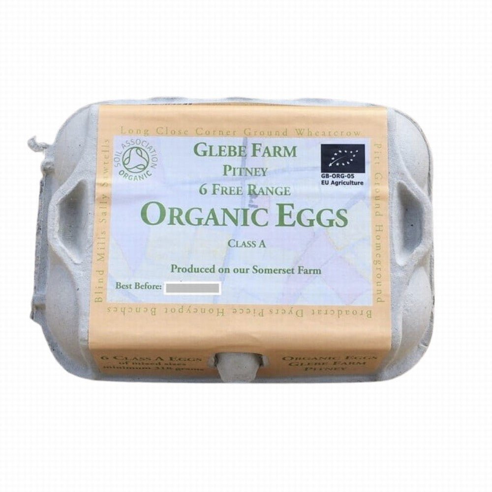Glebe Farm Organic Free Range Eggs Class A - Earthfare Supermarket - 79655