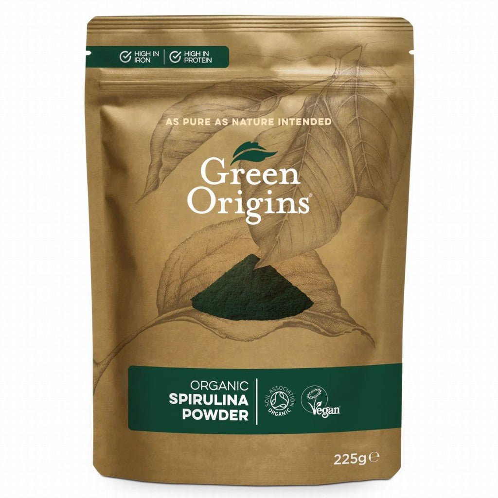 Green Origins Spirulina Powder 255G - Earthfare Supermarket - 5060426631184