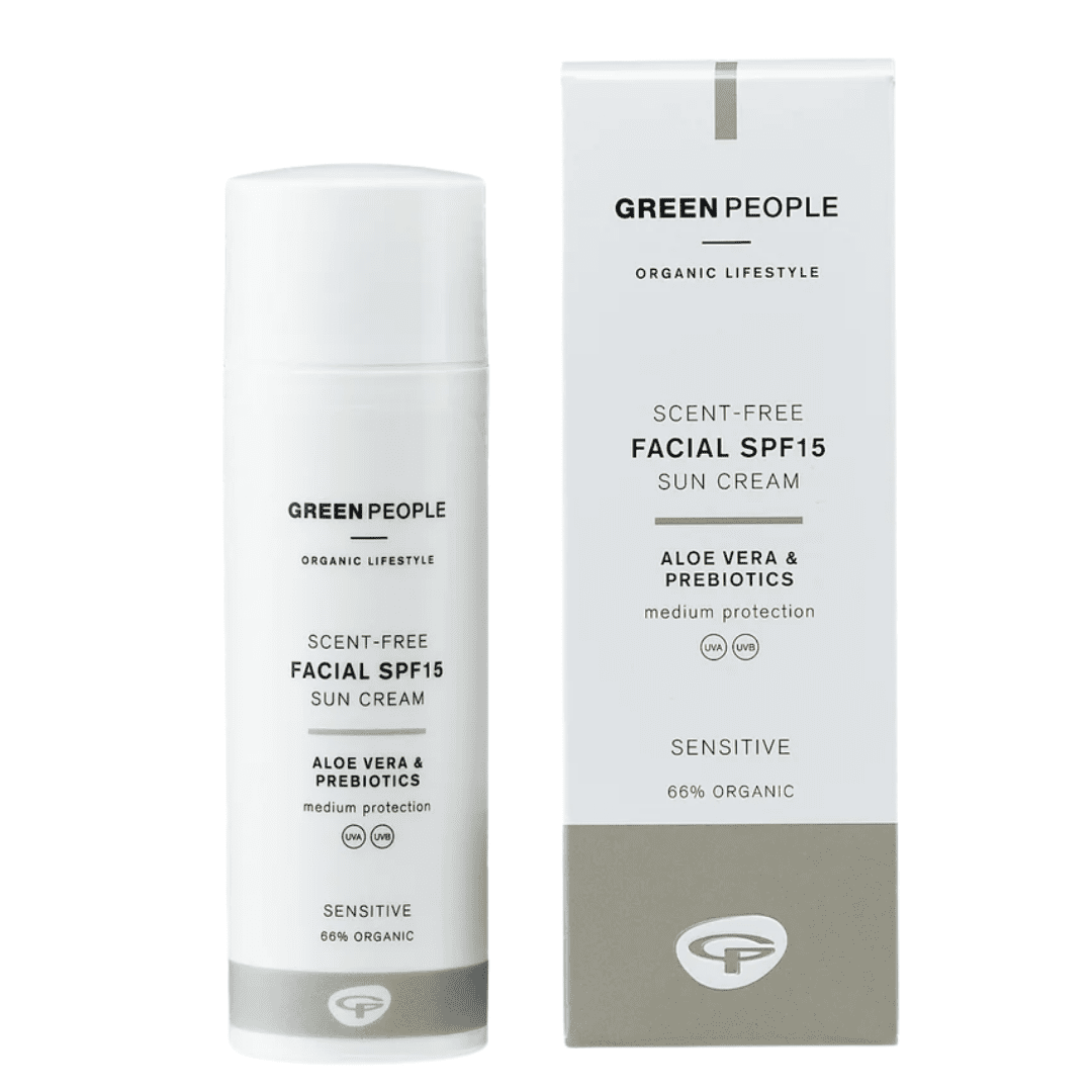 Green People Facial Sun Cream SPF15 - Earthfare Supermarket - 5034511006447