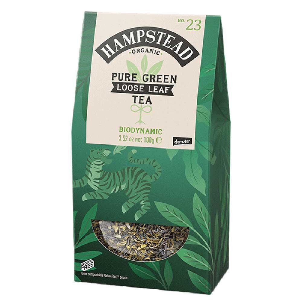 Hampstead Organic Pure Green Tea Loose Leaf - Earthfare Supermarket - 813427000863