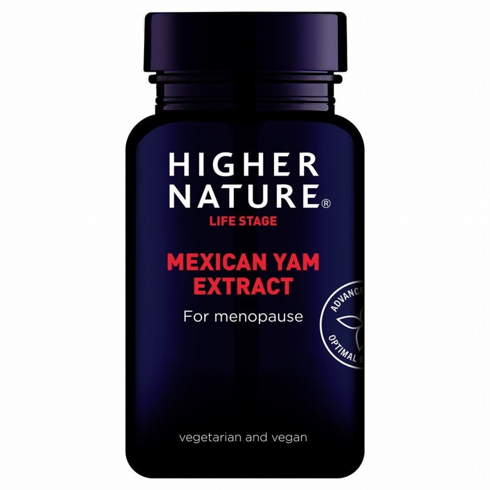 Higher Nature Mexican Yam Extract 90caps - Earthfare Supermarket - 5031013100499