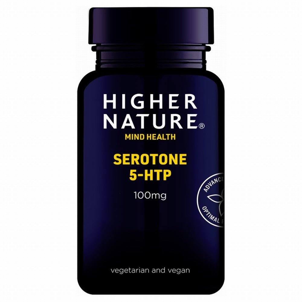 Higher Nature Serotone 5HTP 100Mg 30Caps - Earthfare Supermarket - 5031013100116