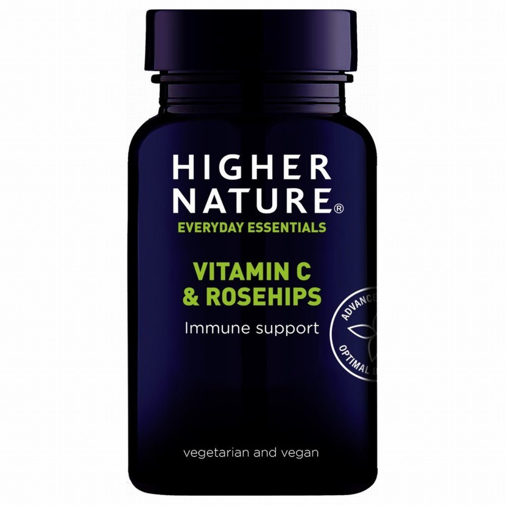 Higher Nature Vitamin C & Rosehips 1000Mg - Earthfare Supermarket - 5031013100352