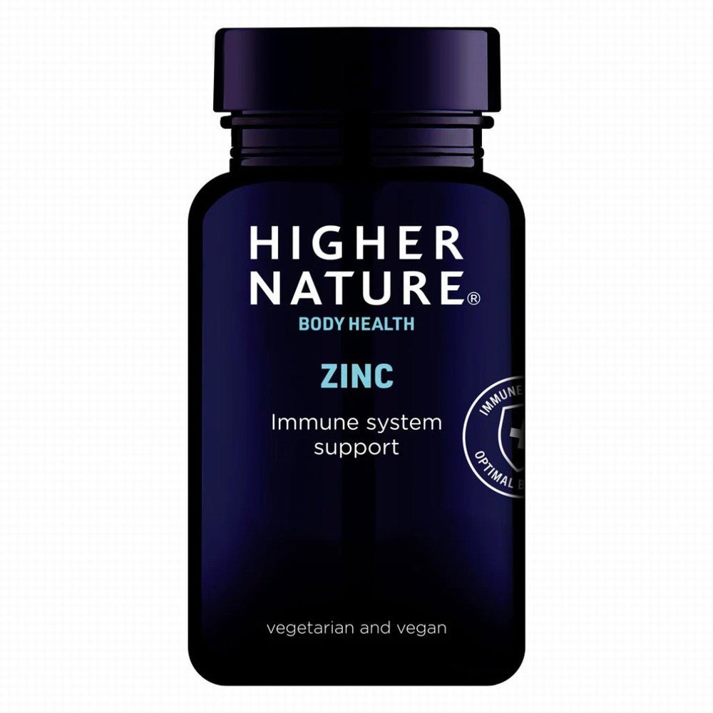 Higher Nature Zinc 90tabs - Earthfare Supermarket - 5031013101083