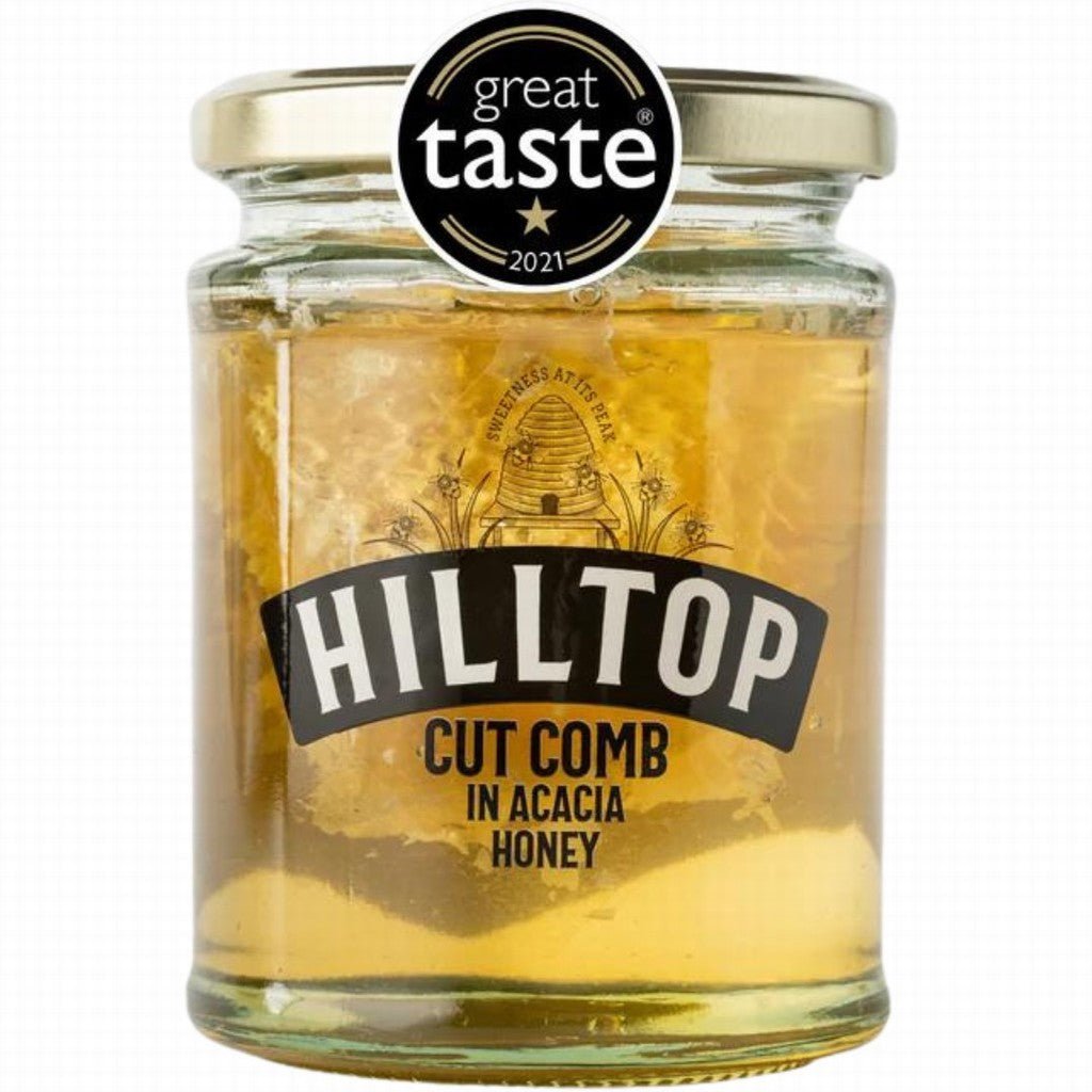 Hilltop Honey Cut Comb Acacia Honey - Earthfare Supermarket - 5060298570413