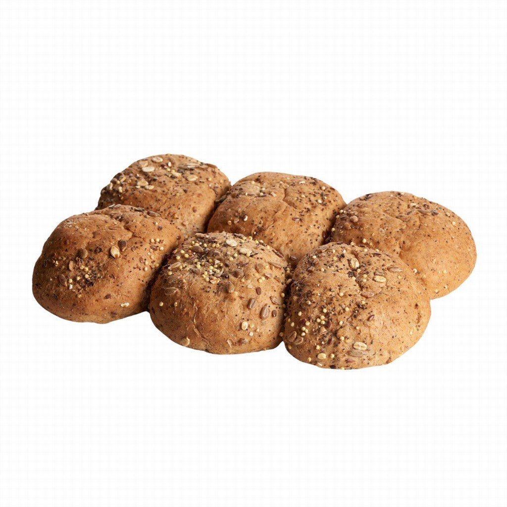 Hobbs Seeded Wholemeal Rolls X6 - Earthfare Supermarket - 0715706836227