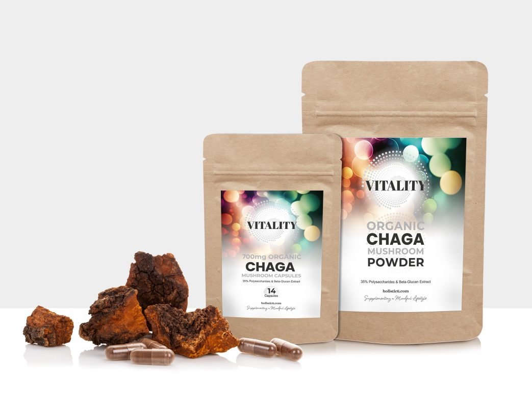 Holistic 6 Chaga14 Capsules - Earthfare Supermarket - 7427137170728