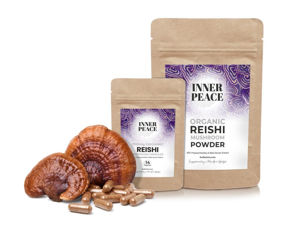 Holistic 6 Reishi 14 Capsules - Earthfare Supermarket - 7427137170742