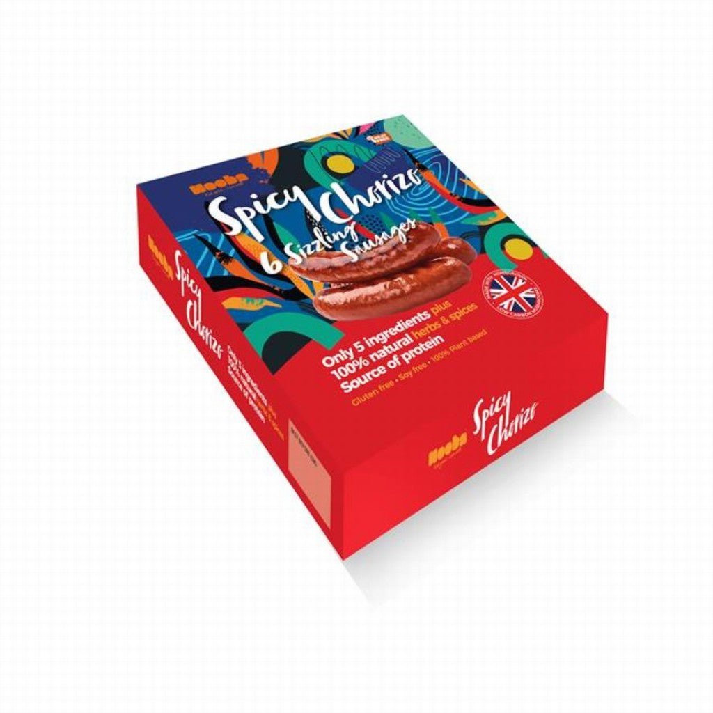 Hooba Chorizo Sausages x6 - Earthfare Supermarket - 5060496832191