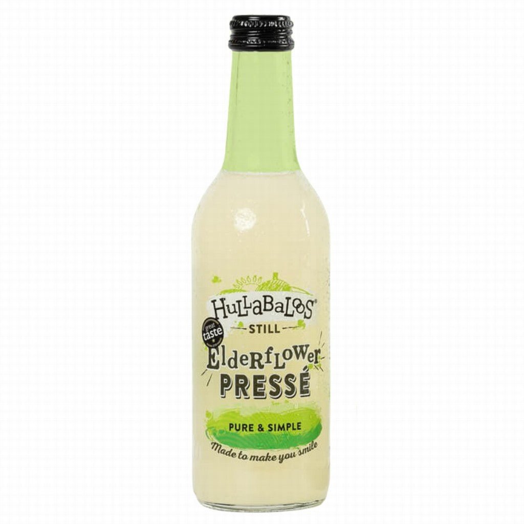 Hullabaloos Still Lemonade The Elderflower Presse One 330Ml - Earthfare Supermarket - 5060486800063